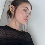 Thylane Blondeau Instagram - @zimmermann 👧🏻🖤 thank you for this beautiful show 🤞🏼🖤