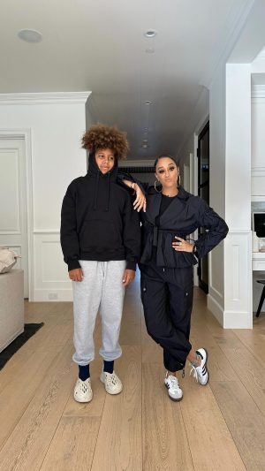 Tia Mowry Instagram - I feel like Cree’s growth spurt happened overnight, and now he won’t let me forget it! I’m still yo mamma, Cree 🤣