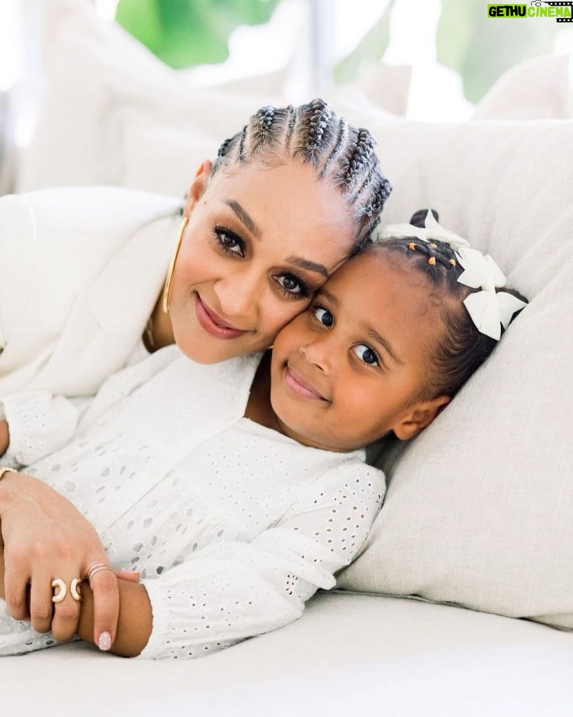 Tia Mowry Instagram - Capturing the essence of Black girl joy with my little one. Cairo, my sweet girl, I can hardly believe you're almost 5 years old. Time flies! You are an extension of me, and I carry you with me wherever I go. Your humor, intelligence, and lively spirit are a constant source of joy in my life. Hearing you say, “Mommy, I love you" fills my heart with happiness. Your smile lights up my world. I am so grateful for you, my beautiful black girl joy.❤️ 📷- @smithhousephoto