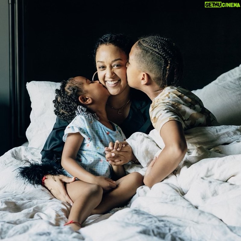 Tia Mowry Instagram - If I’m being completely honest with you all, these last few months have been some of the hardest of my life. There’s no telling what direction life is going to take you and nothing but one thing is ever certain: the love I have for these two. They are the reason I continue to push myself every day to work harder. Even when the going gets tough, I do everything for my kids, for their future, and for the generations to come.