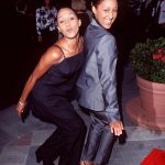 Tia Mowry Instagram - Take two on a trip down memory lane of me and @tameramowrytwo iconic 90’s red carpet looks 💅🏽Fashion is so cyclical, like the leather trench coats, the long skirts, the capris! I feel like I see outfits that are similar all the time on ig nowadays 😂 But I gotta know, which outfits are your favorite 👀
