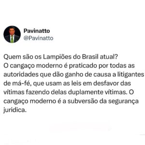 Tiago Pavinatto Instagram - Sabe o bandido que não é condenado, mas condena a vitima a pagar danos morais?