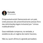 Tiago Pavinatto Instagram – A democracia está inabalada ou foi na balada? São Paulo, Brazil