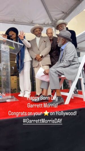Tichina Arnold Instagram - Today was a great day. We love you @_garrettmorris! May your Beautiful life  continue to be Blessed. You deserve all the accolades and then some. 87 years Strong.
#GarrettMorrisDay
