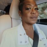 Tichina Arnold Instagram - Just a Friday night car ride with my kid @alijahkai Can you guess what’s she’s singing? #tichinaandalijah