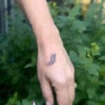 Tiffani Thiessen Instagram - Countdown to 50 continues- I got this stunning new tattoo from @cachotattoo It was truly special because I have always had a beautiful bond with my grandmother and she loved butterflies. My mom and I both dedicated these tattoos to her. She believed that butterflies symbolize transformation and rebirth and that after she left the human world, she would continue to show us she was with us in this form. 🦋 It also seems fitting as I feel a new sense of transformation as I’m about to turn 50. #happybirthday