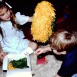 Tiffani Thiessen Instagram - #fbf Christmas morning with my little brother. Pom Poms we’re #1 on my holiday list that year. Who would have known how much they were going to be a huge part of my near future 😂