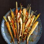 Tiffani Thiessen Instagram - Thanksgiving Countdown still upon us. And we all need some colorful veggies on the table, right? These flavorful Smoked Honey Carrots and Parsnips are here for the win. #recipe on the #blog #linkinbio