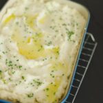 Tiffani Thiessen Instagram - Thanksgiving Countdown! We are now on to the many sides of Thanksgiving. 🥔Let’s start with the potato. These Sour Cream Mash Potatoes have been a staple in my family since I can remember. They are the perfect pairing with turkey and gravy, easy to make, and the best part… you can make these in advance. Woohoo for meal prep 🙌#recipe in my book #pullupachair