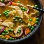 Tiffani Thiessen Instagram – Ginger Chicken Soup for the win! This cold is kicking my butt (I hear a lot of people have been catching it) so it’s time to get serious. #recipe on the #blog #linkinbio