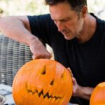 Tiffani Thiessen Instagram - Carve it! Almost #halloween #pumpkins