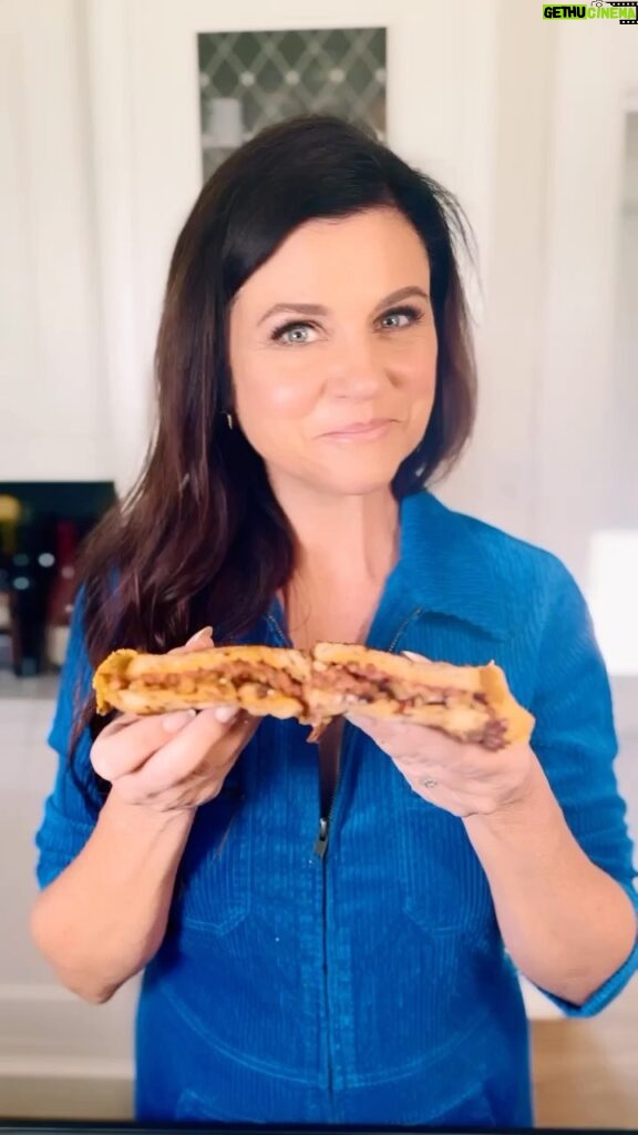 Tiffani Thiessen Instagram - Beet Patty Melt. If you’re not a fan of beets, let me change your mind with this recipe. This classic sandwich with a twist is also perfect for your vegetarian friends. Recipe in #HereWeGoAgain!