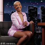 Tiffany Haddish Instagram - I had so much fun with my friend @jimmykimmellive make sure you check us out tonight #Kimmel tiffanyhaddish.com #tiffanyhaddish @makeupbyhendra @waymanandmicah @hair4kicks @glamazonbeautycosmetics @machandmach