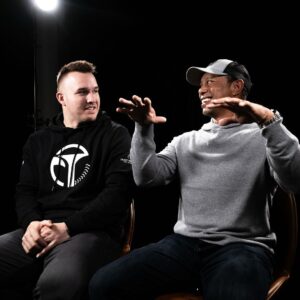 Tiger Woods Instagram - Temps were low but excitement is high at Trout National. Highlights from another great visit with @tigerwoods and @tgr.design as we continue to make forward progress on the course.