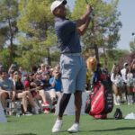 Tiger Woods Instagram - @tigerwoods and @collin_morikawa put on a show for our guests today during their golf exhibition at #TigerJam