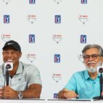 Tiger Woods Instagram - Grateful to reunite with my friend Dr. Munjal at the #HeroWorldChallenge in Albany. Our partnership with @heromotocorp has been truly special, and we're thankful for your unwavering support with the increased purse size, making this event even more thrilling.