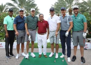 Tiger Woods Instagram - Thank you to @brysondechambeau, @jordanspieth, @gary.woodland, @henrikstenson and @jonrahm for coming out to the #HeroShot, and to @heromotocorplimited for making all of this possible. Does this count as 83?