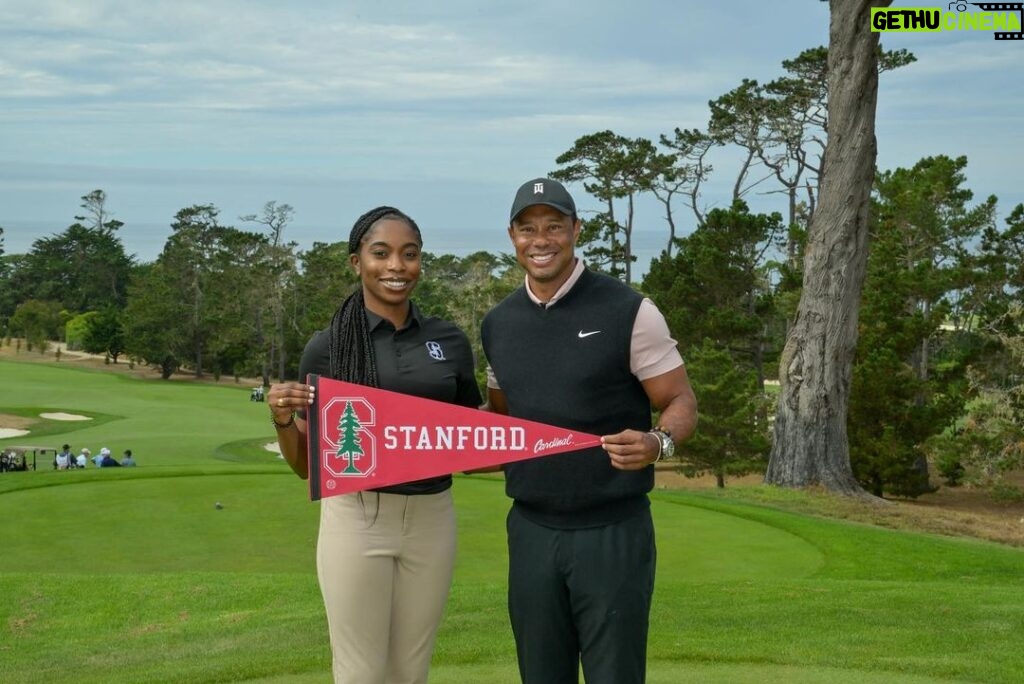 Tiger Woods Instagram - Had such a great time catching up with @tgrfound Earl Woods Scholar alum and current Stanford medical student, Chia. I’m so proud of our scholars and students TGR Foundation serves.