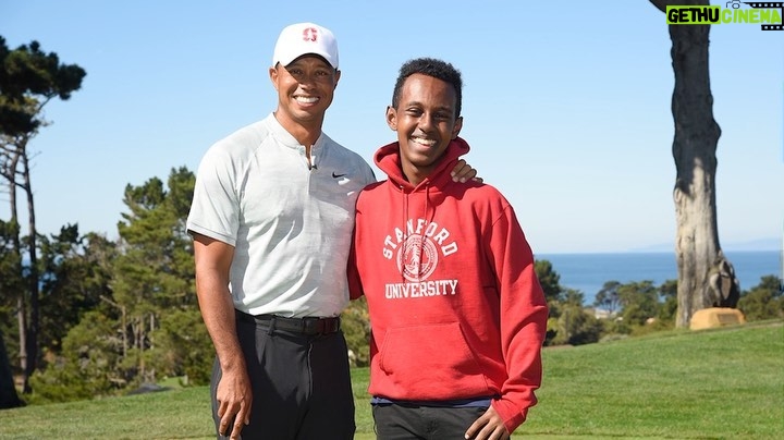 Tiger Woods Instagram - It’s been an amazing experience being a mentor to Sammy. I’m proud of our @TGRFound programs and all the kids we help chase after their dreams. #ChampionsForYouth