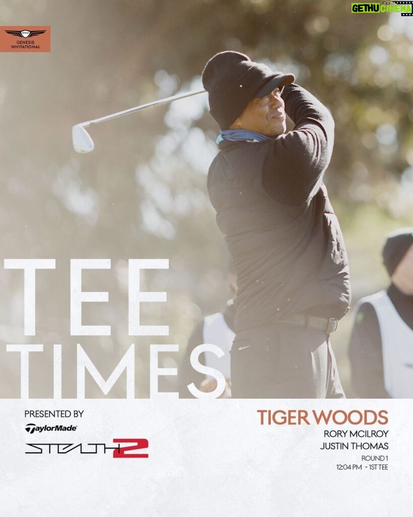 Tiger Woods Instagram - See you on the 1st tee