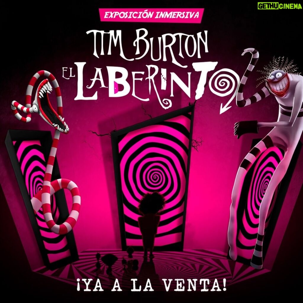 Tim Burton Instagram - the labyrinth opens September in Madrid