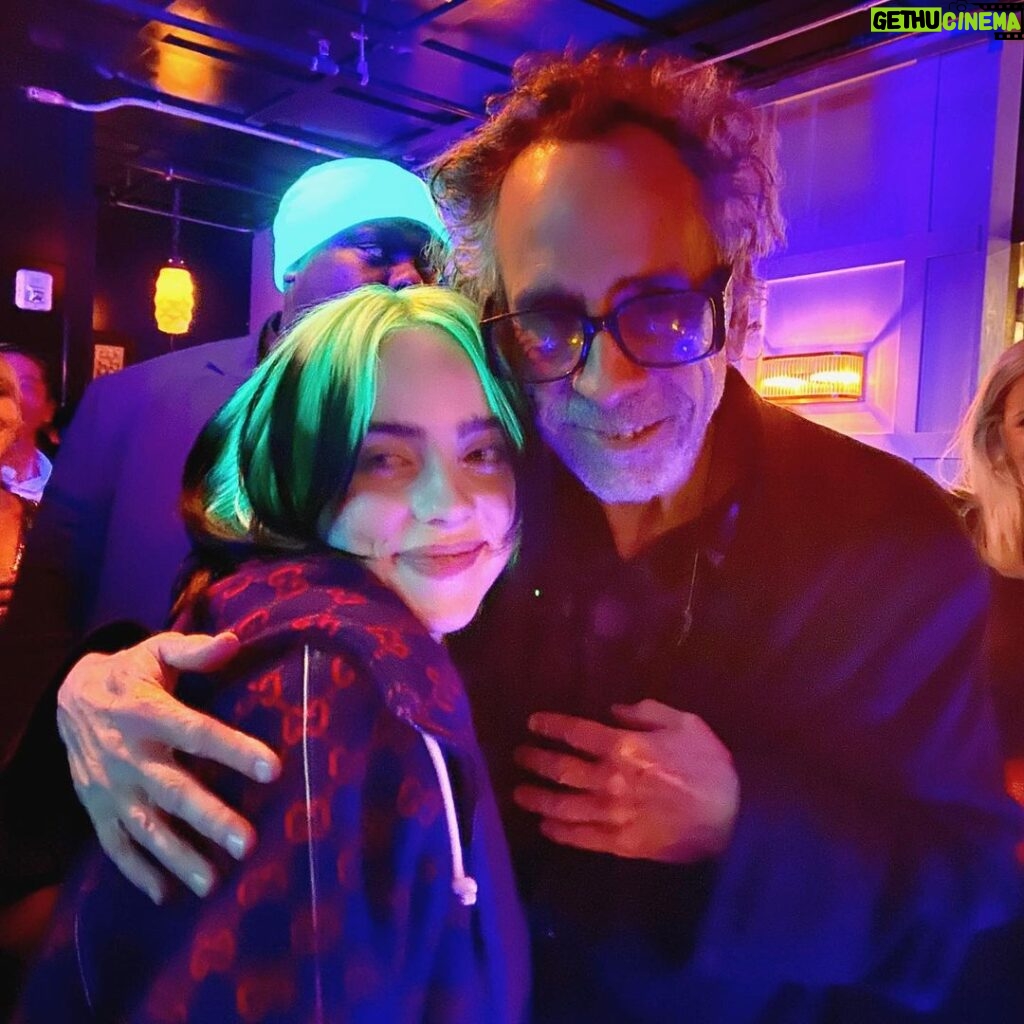 Tim Burton Instagram - We all have monsters under our beds 🦠 Congratulations @billieeilish