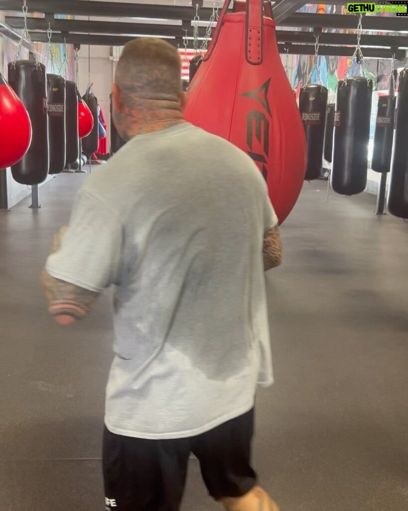 Timbaland Instagram - Welcome to Tim’s paradise 💪🏽💪🏽💪🏽 grinding @brawlerzbox