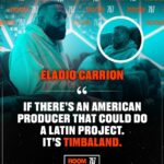 Timbaland Instagram - You heard it from @eladiocarrion ….Latin sound meets Timbaland BOUNCE! 😤😤😤 #room757