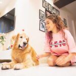 Tina Datta Instagram - Dinn hai Sunday, 🌞🌻⭐️ bahar hai light 💡 iss cutie ka saath ho toh lagta hai sab kuch alright 🤍 my lil sunshine makes my everyday oh so bright! 🦮🐕 . . @brunoranidatta #sundayfunday #sundayvibes #fyp #dogsofinstagram #petlovers #tinadatta