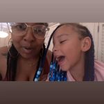 Tiny Harris Instagram - I just got lil Stars all around here ✨⭐️ Check out @heiressdharris & her big cuz @kamayadaplug on their YouTube channel @_thecookingcousins If u ain’t checked them out u missing out on some Sweet & funny family fun. Not her favorite Xscape song is #MyLilSecret 🤦🏽‍♀️👩🏽‍🍳🥘📺 #Heiress #Kamaya #TheCookingCousins #Youtube 💜