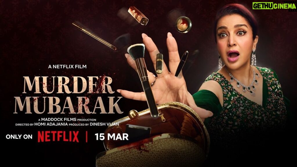 Tisca Chopra Instagram - Wealth, Scandalous affairs and perplexing crime .. Yeh murder mystery aapko mubarak ho 🔥 Murder Mubarak arrives on 15 March, only on Netflix! #MurderMubarak #MurderMubarakOnNetflix #NextOnNetflixIndia @saraalikhan95 @pankajtripathi @itsvijayvarma @therealkarismakapoor #DimpleKapadia @sanjaykapoor2500 @suhailnayyar @aashimgulati @homster #DineshVijan @anuja.chauhan @suprotimsengupta @gazaldhaliwal @sharadakarki @poovijan @soulfulsachin @jigarsaraiya @priyasaraiyaofficial @anaitashroffadajania @zeemusiccompany @maddockfilms @netflix_in