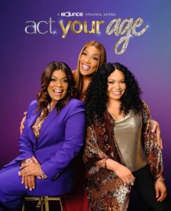 Tisha Campbell Instagram - And when I tell you these women are talented! FINALLY I can announce we JUST started production and I’m working along side the EVER FUNNY @yvettenicolebrown and @kymwhitley #ActYourAge executive produced and written by my good friend @alysonfouse who caught me on “the year of the yes!” She called, asked and I said “Yes” And my god what a creative blessing So look out for us Spring 2023 ) – bouncetv.com/findus
