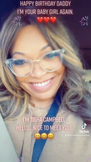 Tisha Campbell Instagram - Nothing else to say.🕊🕊🕊🕊My dad just saw this post and said, “ My baby girl is back. Best birthday gift EVER.” Awww dad! BTW Hey  #instagram Can you to help me out and change my name pleaseeeee 🙏🏼