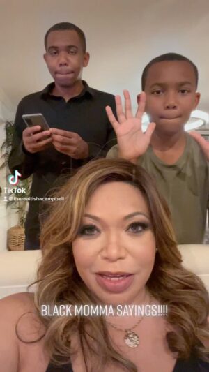 Tisha Campbell Instagram - Black momma and proud of it!!! ❤️❤️❤️ 😂😂😂