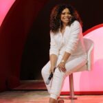 Tisha Campbell Instagram – It’s always a party when Tisha’s in the house❣️ I am honored to be partner with @target this year at #essencefestival2023 because #target is committed to #community #culture and #blackentrepreneurs 
This year they had a #houseparty theme celebration in #neworleans #nola 
#TargetPartner
#EssencefestxTarget white sequin Bonnie sweatsuit by @nadinemerabi