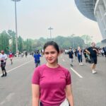 Tissa Biani Azzahra Instagram - Mengawali pagi hari. Selamat hari minggu 🏃‍♀️🩷 Gelora Bung Karno (GBK)