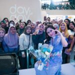 Tissa Biani Azzahra Instagram - Arek Arek Suroboyo!!! Thank u for having me @imploracosmetics 💜 makeup by my self hair do @hairdobyclarissa styled @reirr photo by @wilsonfotograf Tunjungan Plaza Surabaya