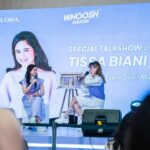 Tissa Biani Azzahra Instagram - Arek Arek Suroboyo!!! Thank u for having me @imploracosmetics 💜 makeup by my self hair do @hairdobyclarissa styled @reirr photo by @wilsonfotograf Tunjungan Plaza Surabaya