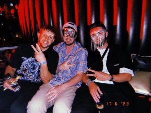 Tobi Brown Instagram - VikkStag123 - unforgettable trip. Never ask me to spray Champagne again though 😭