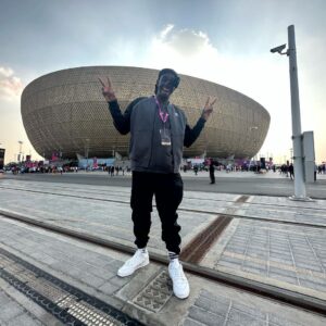 Tobi Brown Instagram - Made it to the World Cup final ✌🏿
@adidaslondon @jdofficial