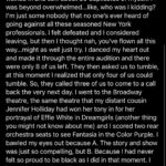 Todrick Hall Instagram - With the Color Purple being out now, I thought I’d share with you my personal “Color Purple” journey. This show changed my life…I had so much to say but it was too long to put here so swipe to read about it! I have been blessed to be in 5 Broadway Musicals, but there is nothing like your first, my Color Purple family will always hold a special place in my heart! 💜 Go see “The Color Purple” in theatres now! Broadway Theatre