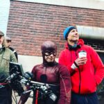 Tom Cavanagh Instagram - "Directing Grant Gustin" Part 1. @grantgust #TheFlash