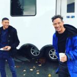 Tom Cavanagh Instagram - What are these guys up to. #NoGood @keiynanlonsdale and I team up and the world gets faster. #TeamFlashTeamUp #TheFlash