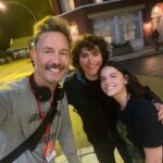 Tom Cavanagh Instagram - Bright Lights of Smallville Nights @indenavarrette @alexgarfin #supermanandlois