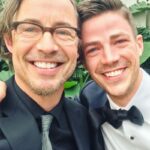Tom Cavanagh Instagram - This guy. Happy Birthday, mate. 💙⚡️💙 @grantgust