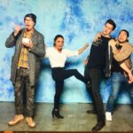 Tom Cavanagh Instagram - Always saving the world. #TeamFlash @daninicolet @hartleysawyer @tha_los