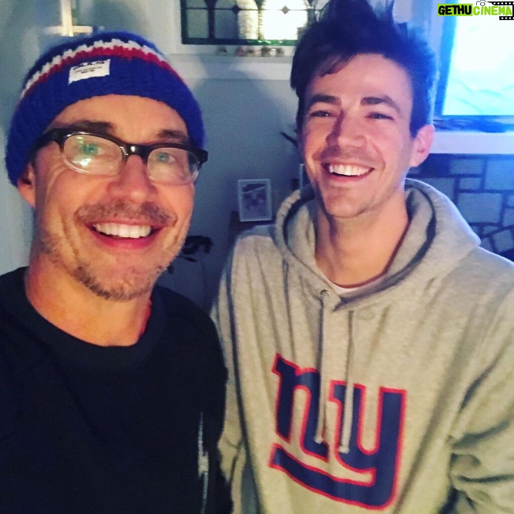 Tom Cavanagh Instagram - Big Blue in ‘21. @grantgust #Jints @nygiants 🏈⚡️ #theFlash