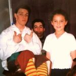 Tom Ellis Instagram - Taking it right back to where it all began! Me and James Mcavoy (and unknown fan!) back stage in Beauty and the Beast at the Adam smith Theatre in Kirkaldy, fife in 1999/2000 ….my first ever professional job whilst I was in my final year of RSAMD Drama school. #flashbackfriday #fbf