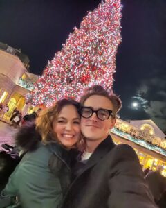 Tom Fletcher Instagram - We sacrificed a flattering angle for more Christmas tree and still managed to cut the top off 🤦‍♂️🤣🎄