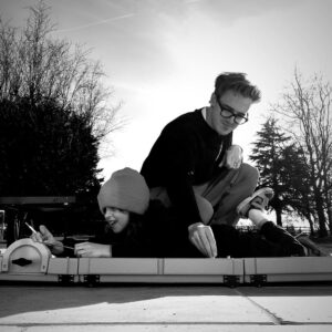 Tom Fletcher Instagram - I didn’t get a chance to post about this yesterday amidst the birthday fun - Happy birthday to my boy. How lucky am I to get to be part of your world. 

Here we are recently in one of my happiest places, and I think his too - outside, together, making stuff. 😍🎂
